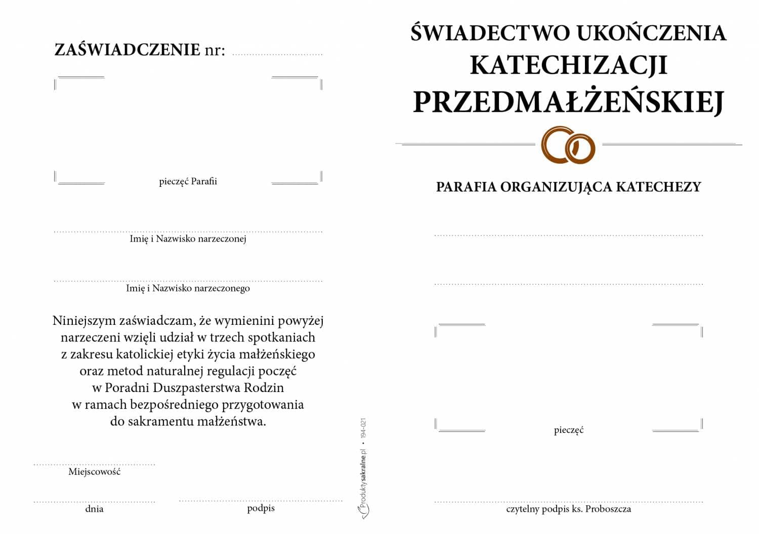 Nauki przedmałżeńskie